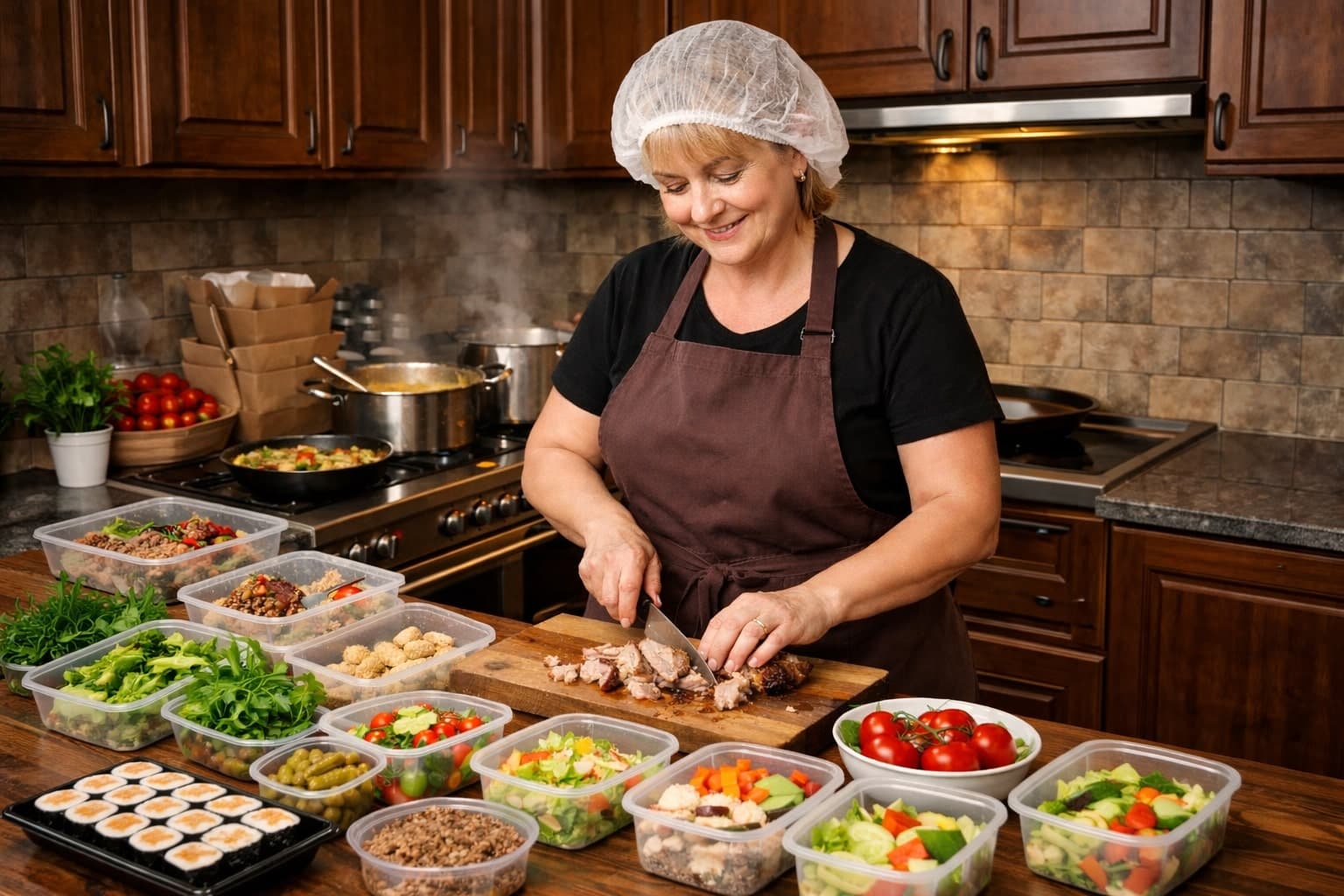 Домашняя еда — шаг 3: Кулинар готовит